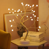 Tree Light Touch Switch Pearl Star Night Light