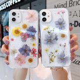 Real Dried Flower Mobile Phone Case