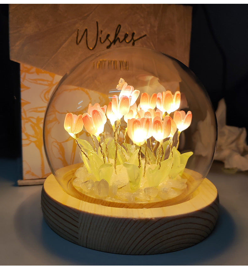 Handmade Tulip nightlight kit Perfect for valentines gift with gift box