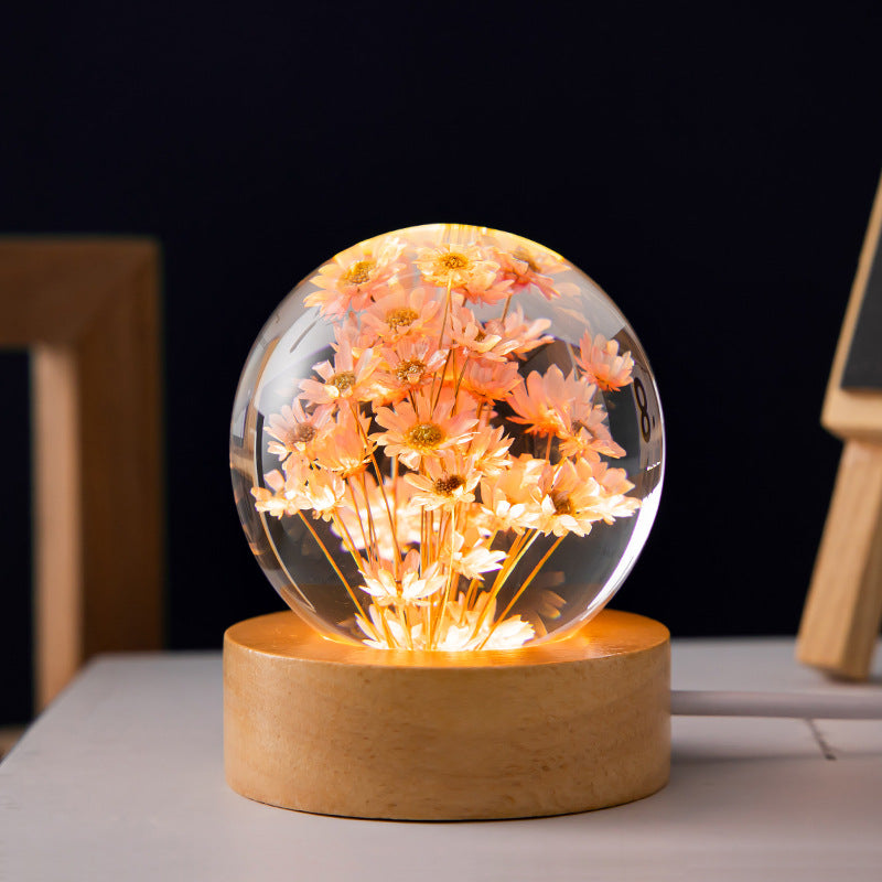 Luminous Crystal Ball flower