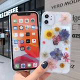 Real Dried Flower Mobile Phone Case